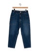 Veronica Beard High-Rise Straight Leg Jeans