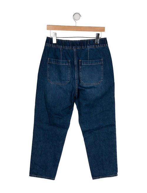 Veronica Beard High-Rise Straight Leg Jeans