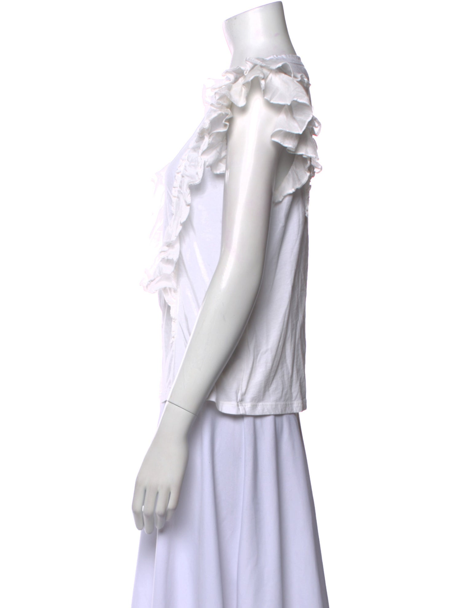 Veronica Beard Bateau Neckline Short Sleeve Blouse