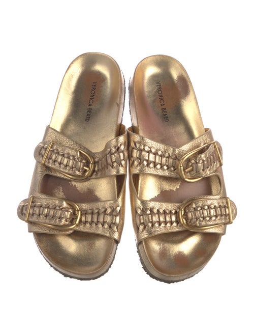 Veronica Beard Leather Slides