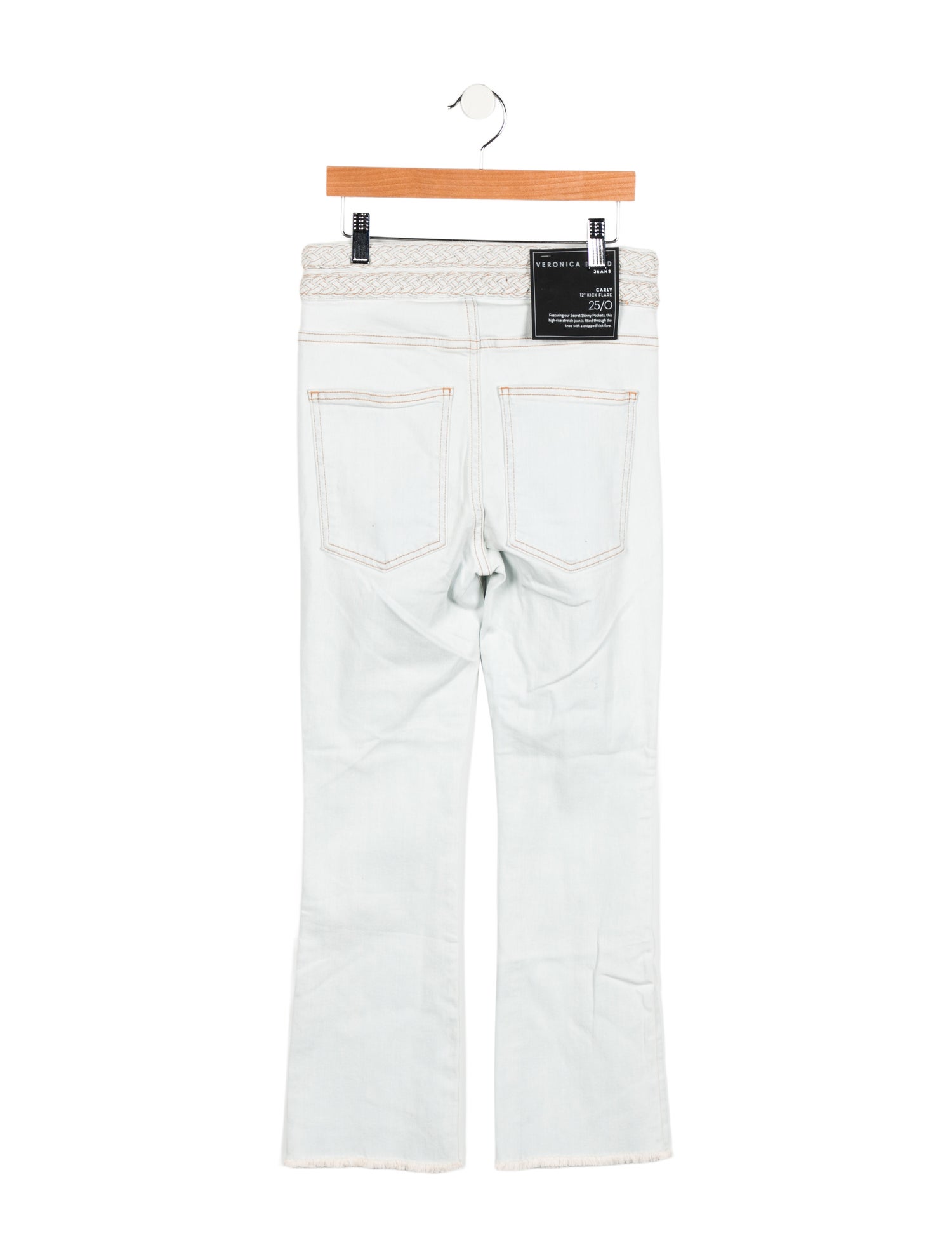 Veronica Beard Mid-Rise Straight Leg Jeans
