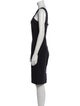 Veronica Beard V-Neck Knee-Length Dress