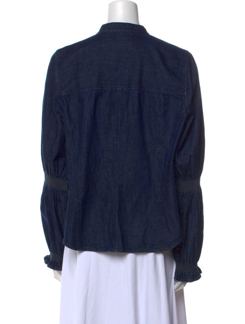 Veronica Beard Long Sleeve Button-Up Top