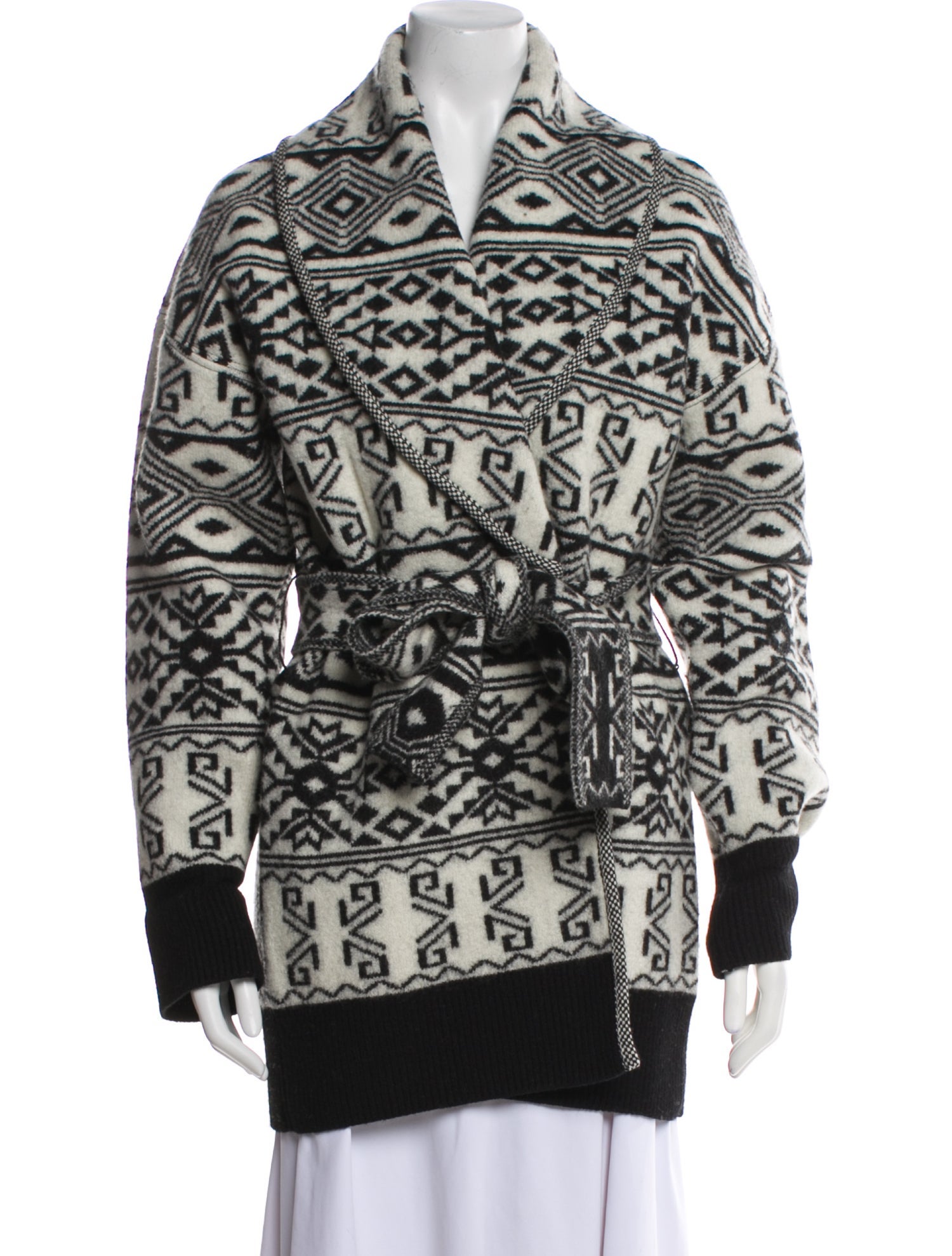 Veronica Beard Wool Animal Print Coat