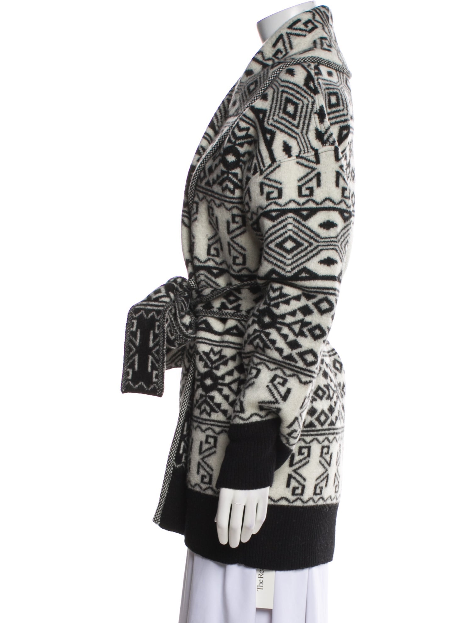 Veronica Beard Wool Animal Print Coat