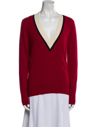 Veronica Beard Cashmere V-Neck Sweater