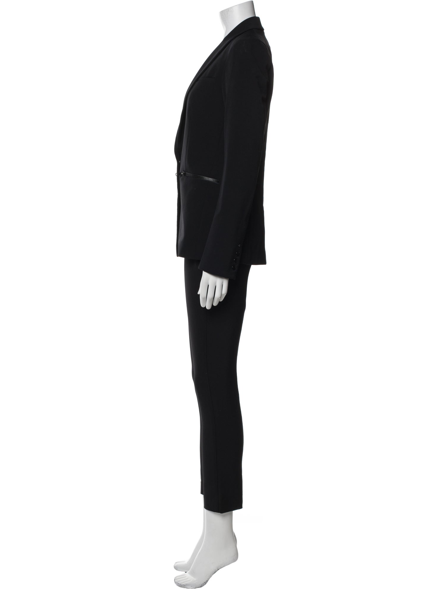 Veronica Beard Grosgrain Trim Pantsuit