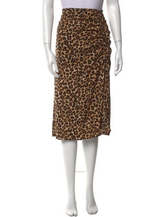 Veronica Beard Silk Midi Length Skirt