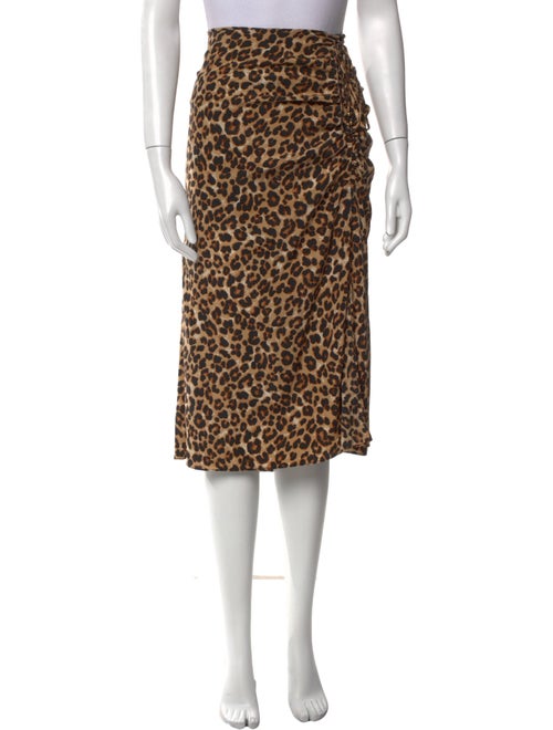 Veronica Beard Silk Midi Length Skirt