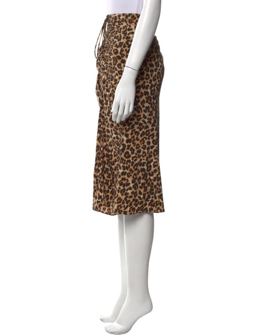 Veronica Beard Silk Midi Length Skirt