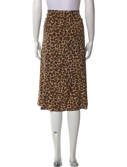 Veronica Beard Silk Midi Length Skirt