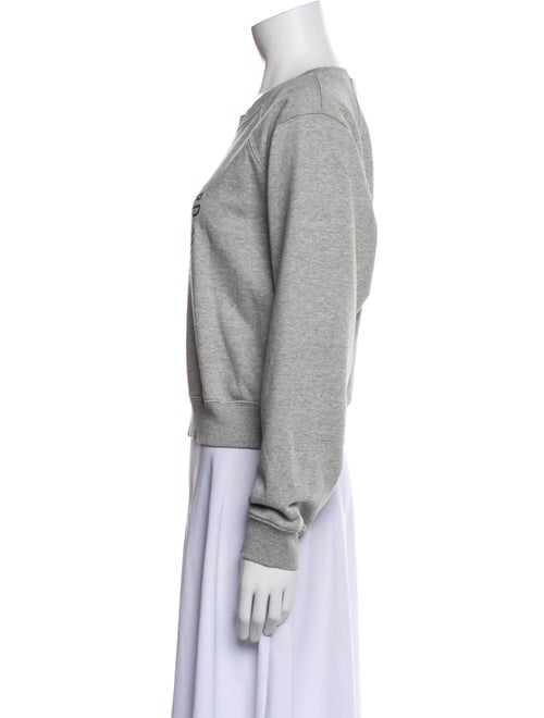 Veronica Beard Graphic Print Crew Neck Sweatshirt