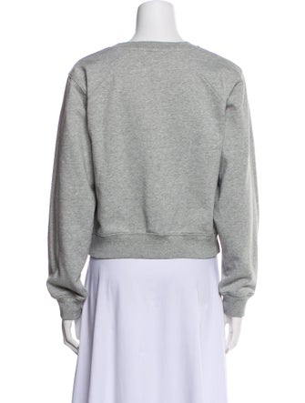 Veronica Beard Graphic Print Crew Neck Sweatshirt