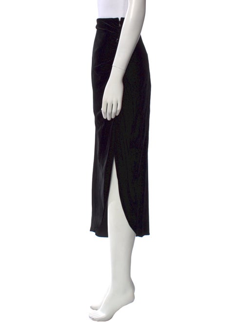 Veronica Beard Pleated Accents Midi Length Skirt