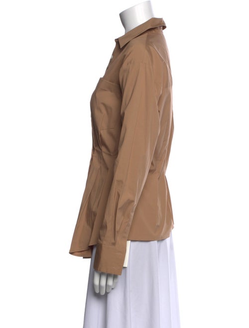 Veronica Beard Long Sleeve Button-Up Top