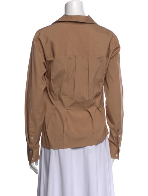 Veronica Beard Long Sleeve Button-Up Top