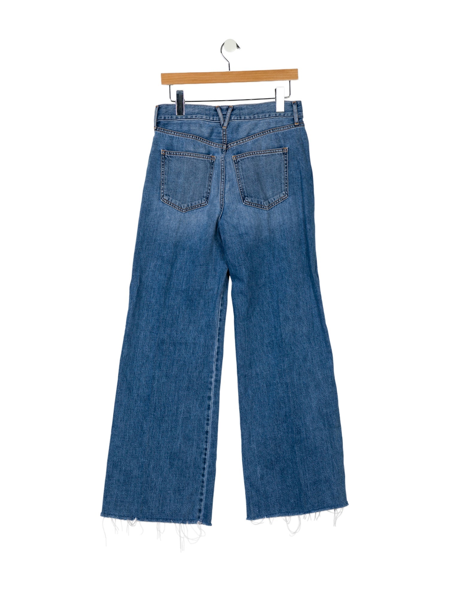Veronica Beard High-Rise Wide Leg Jeans