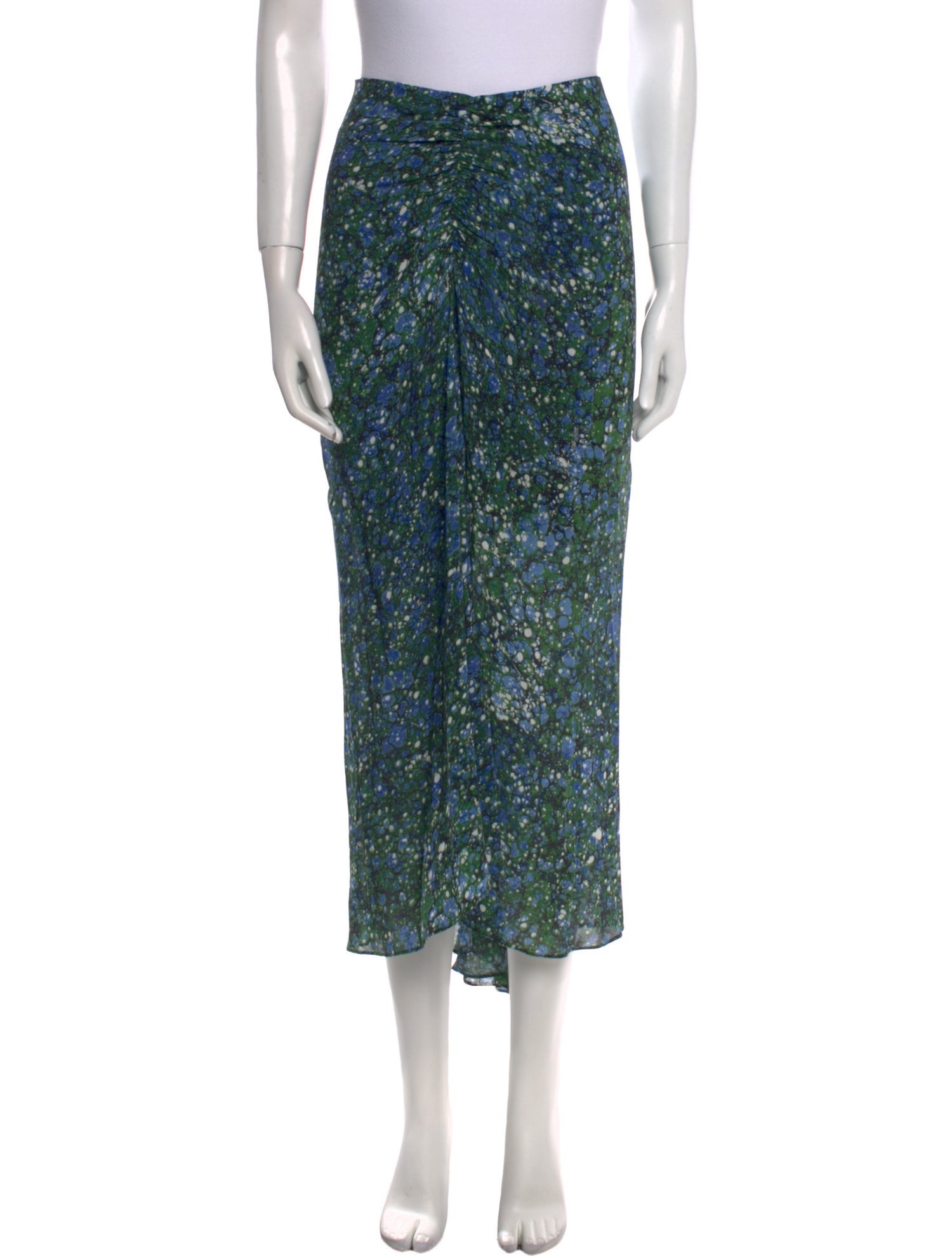 Veronica Beard Floral Print Midi Length Skirt