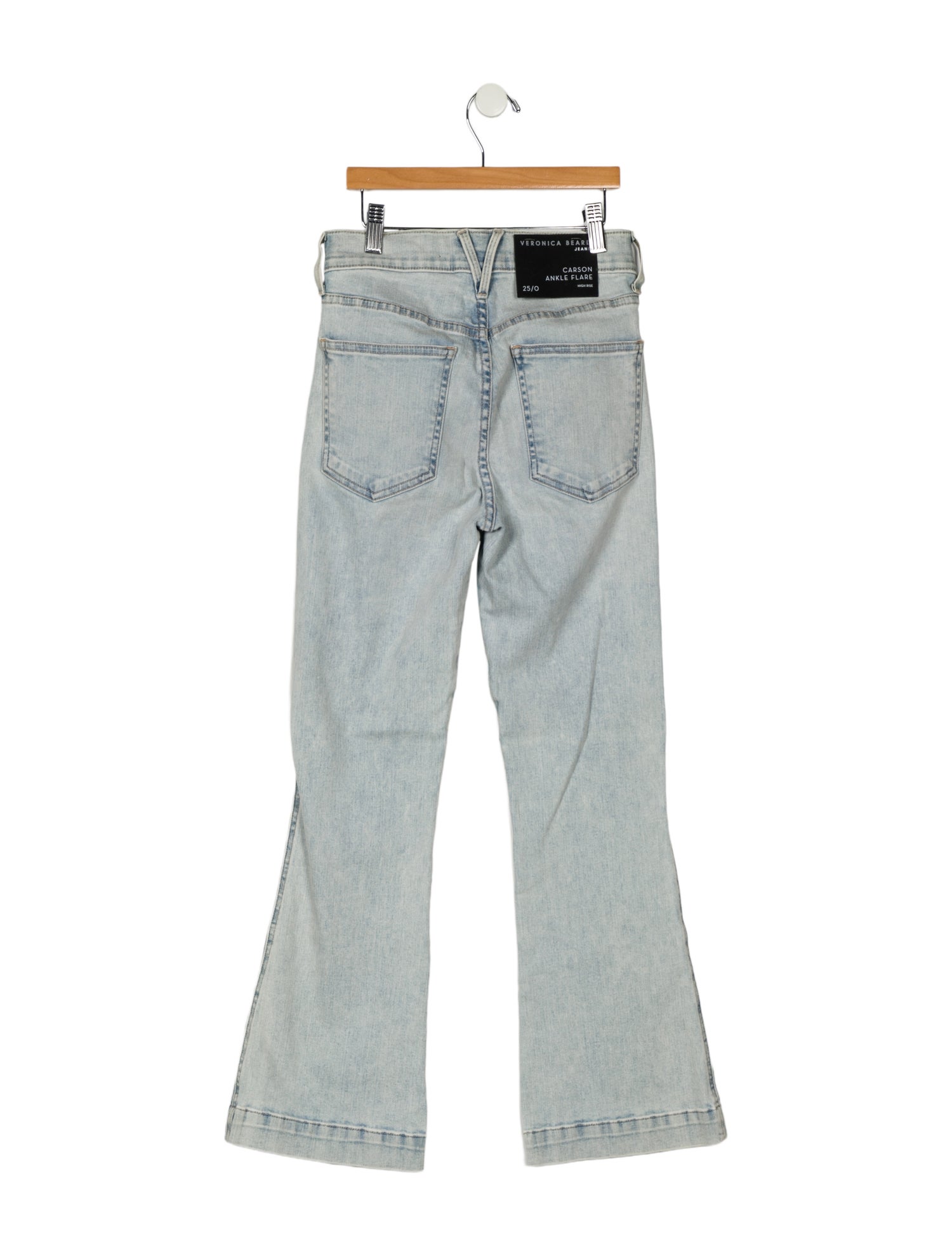 Veronica Beard Mid-Rise Wide Leg Jeans