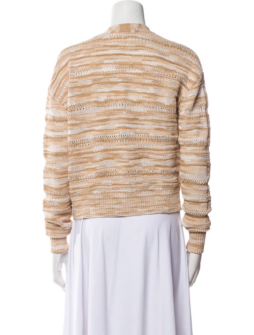 Veronica Beard Striped V-Neck Sweater