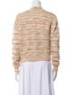 Veronica Beard Striped V-Neck Sweater