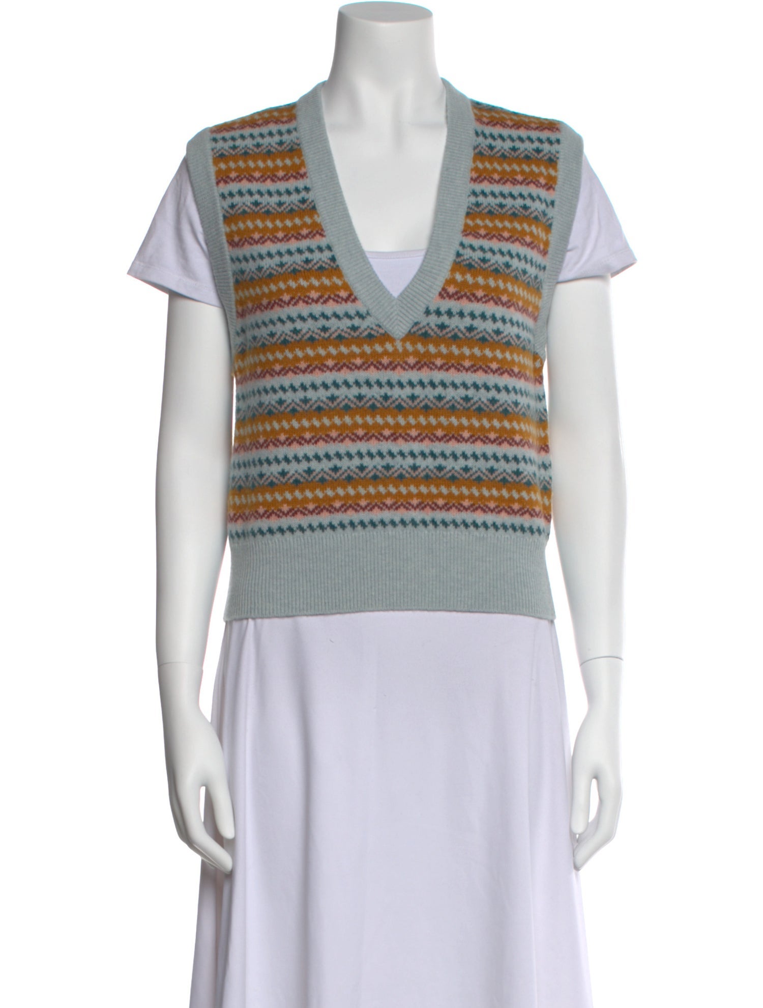 Veronica Beard Merino Wool Striped Sweater