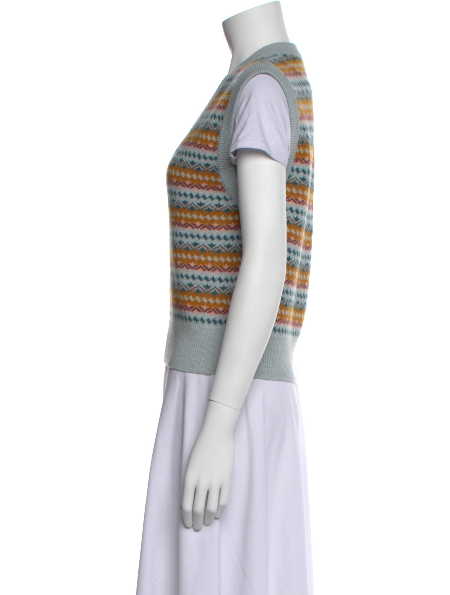 Veronica Beard Merino Wool Striped Sweater