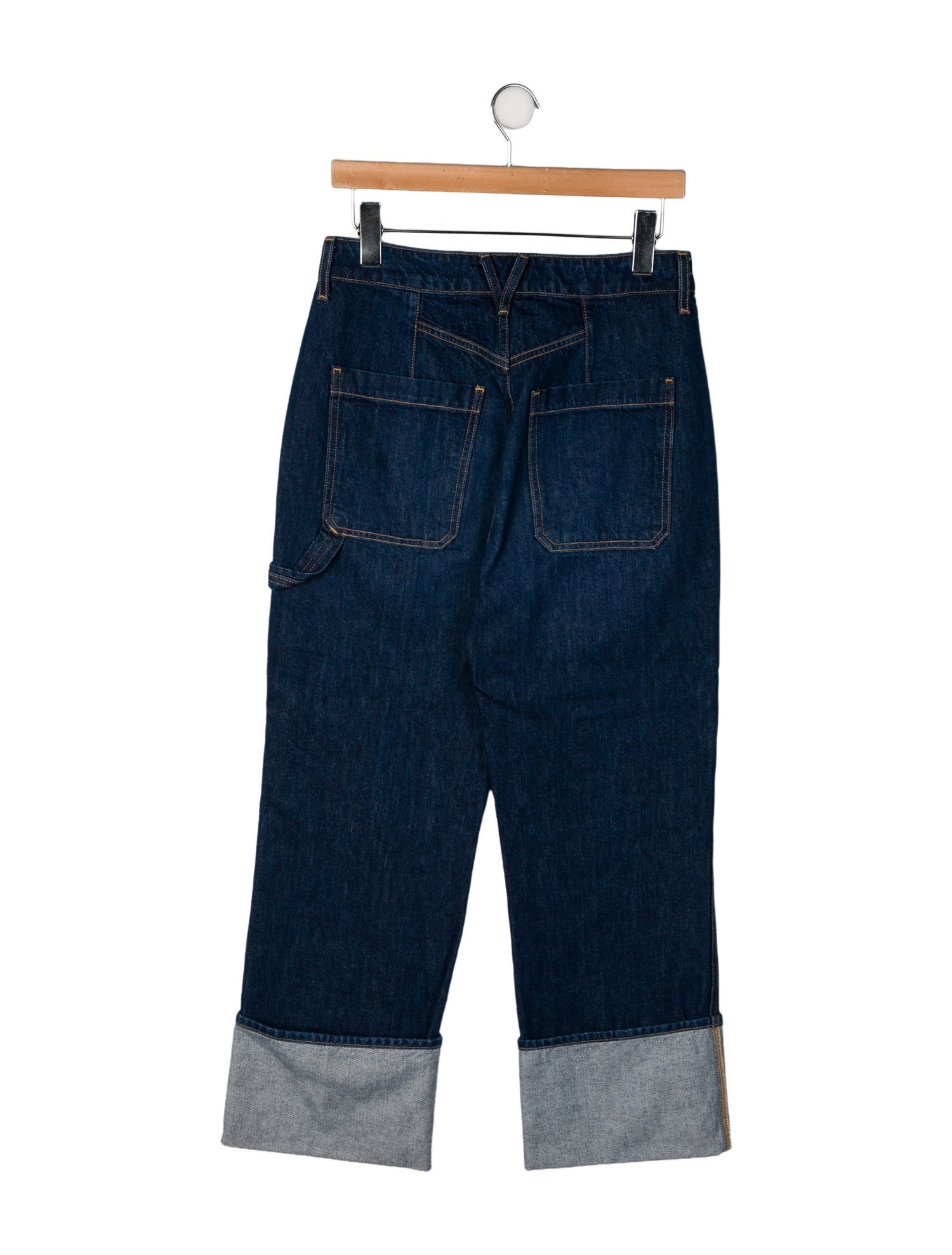 Veronica Beard High-Rise Wide Leg Jeans