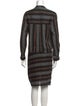 Veronica Beard Striped Knee-Length Dress
