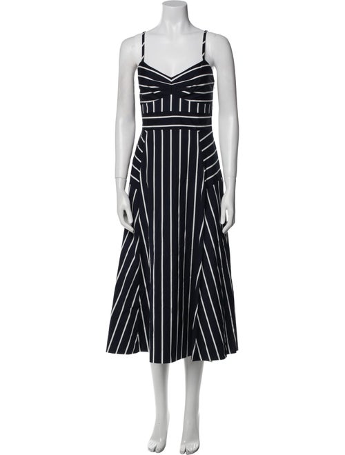 Veronica Beard Striped Long Dress
