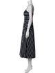 Veronica Beard Striped Long Dress