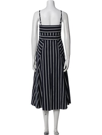 Veronica Beard Striped Long Dress