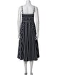 Veronica Beard Striped Long Dress