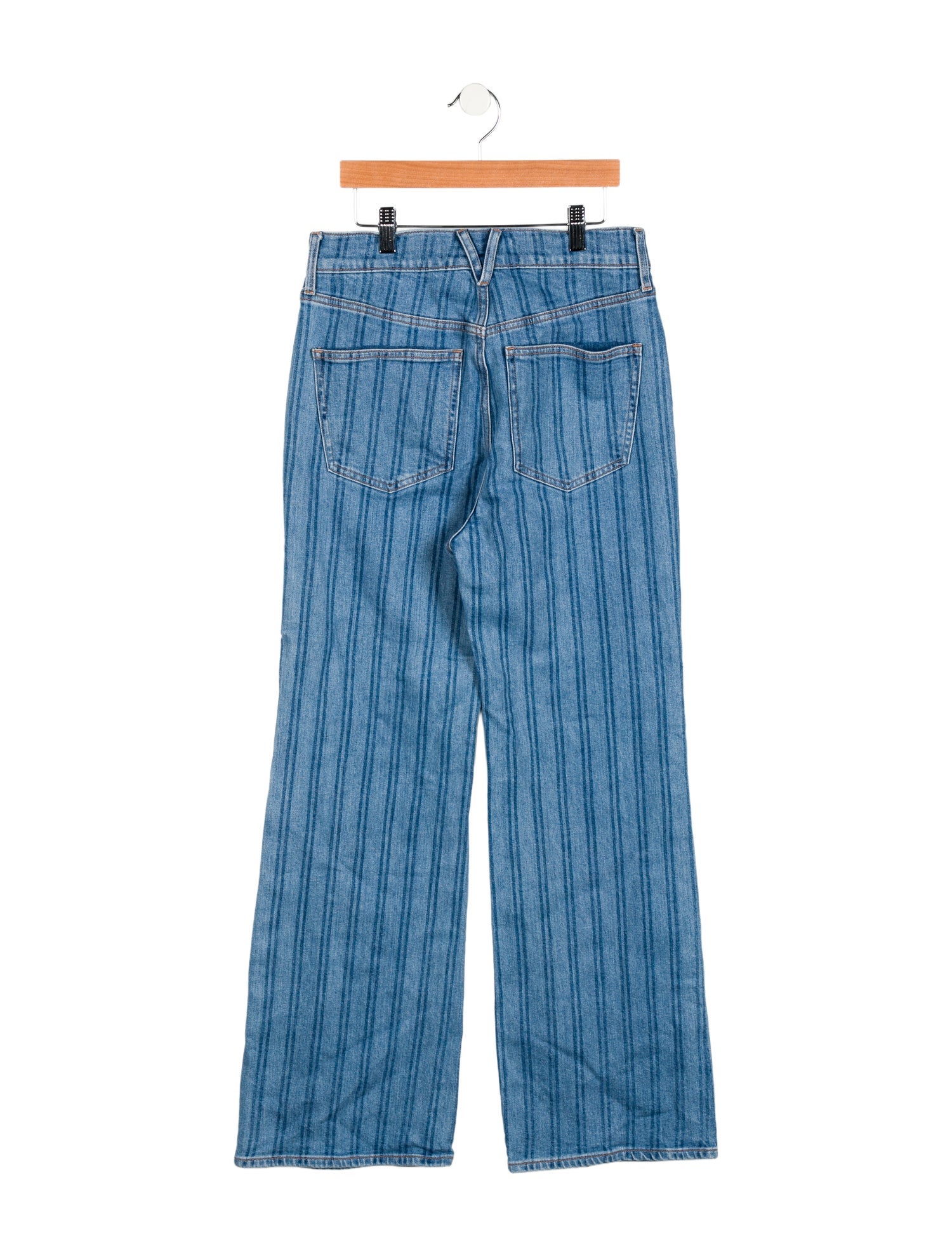 Veronica Beard High-Rise Wide Leg Jeans