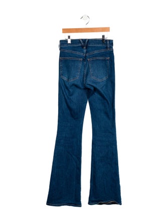 Veronica Beard High-Rise Wide Leg Jeans