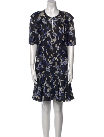 Veronica Beard Silk Knee-Length Dress