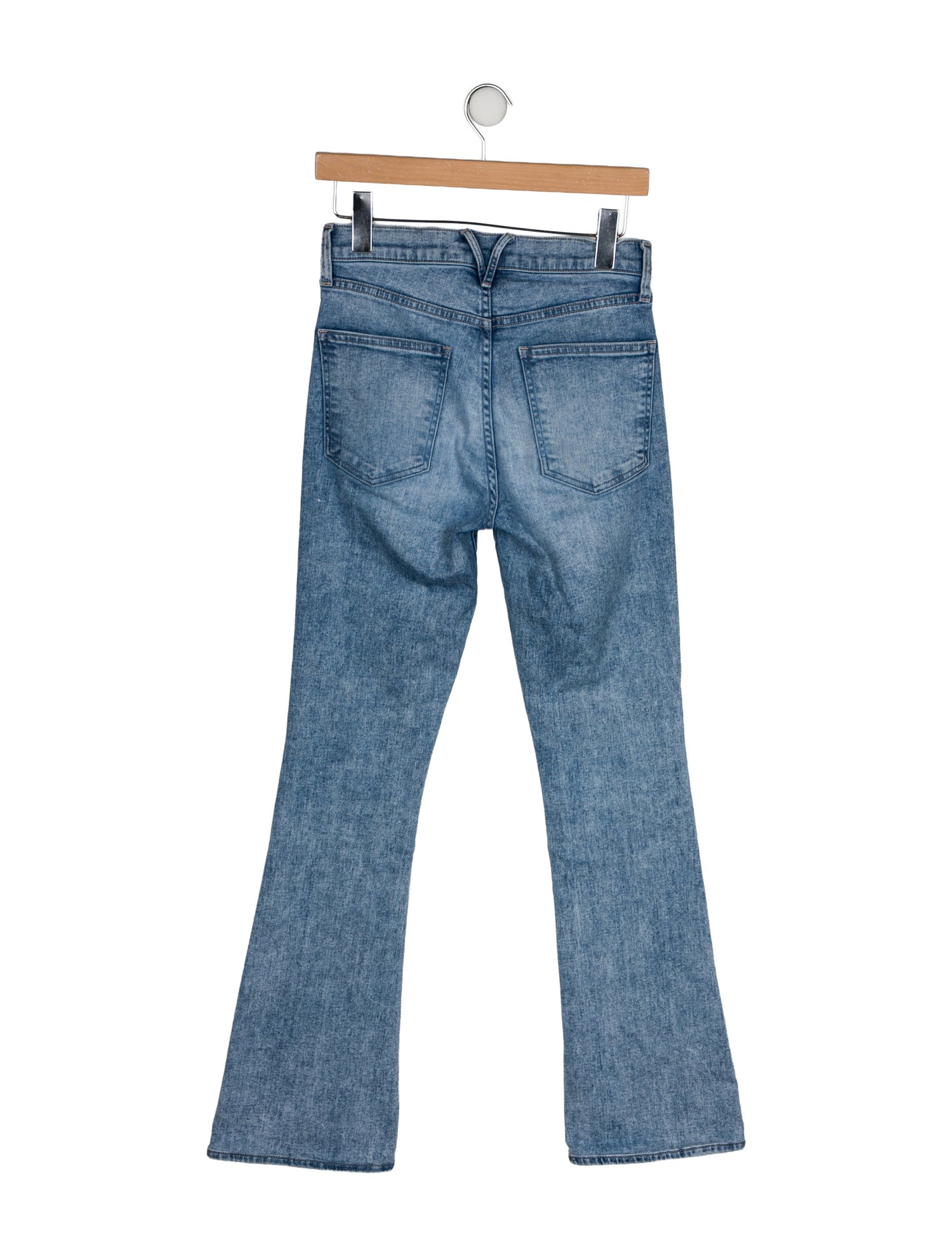 Veronica Beard Mid-Rise Straight Leg Jeans
