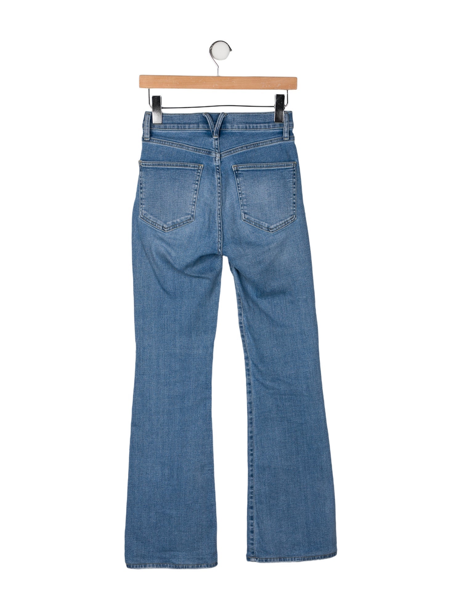 Veronica Beard Mid-Rise Wide Leg Jeans