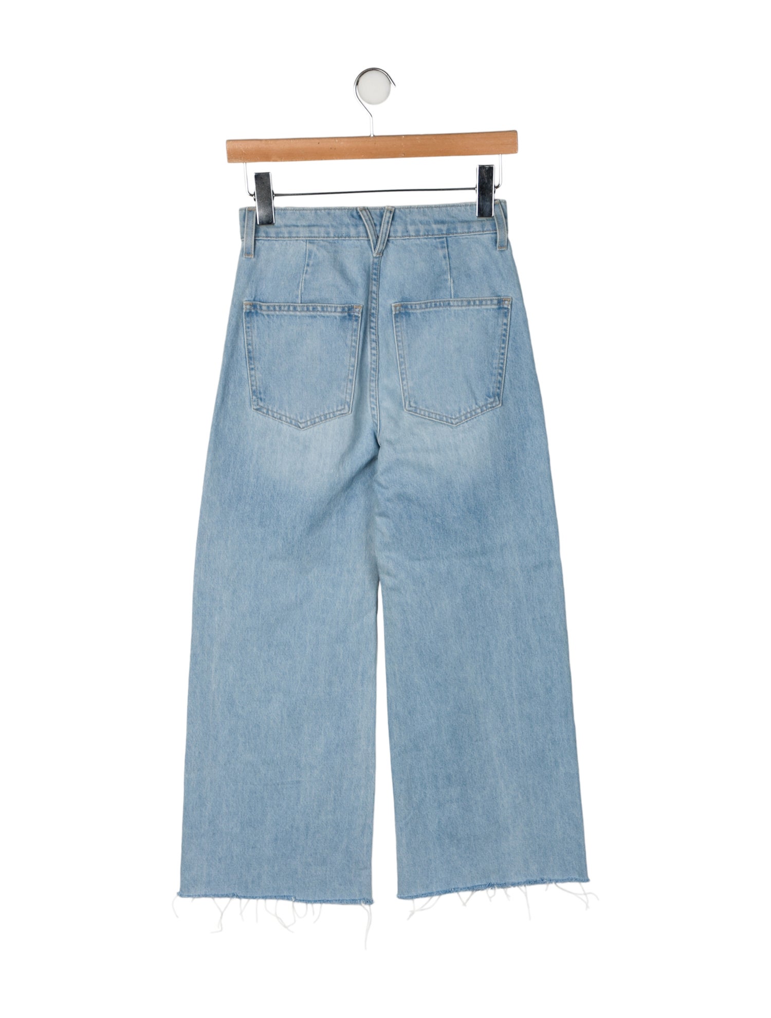 Veronica Beard High-Rise Wide Leg Jeans