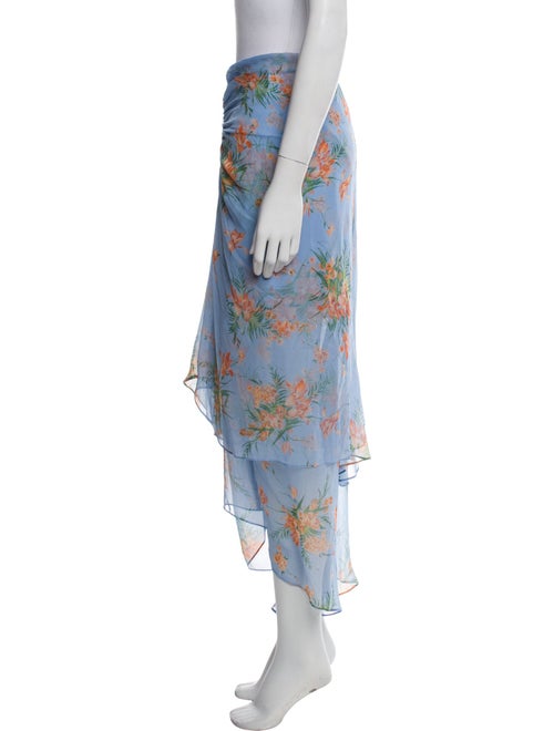 Veronica Beard Silk Midi Length Skirt