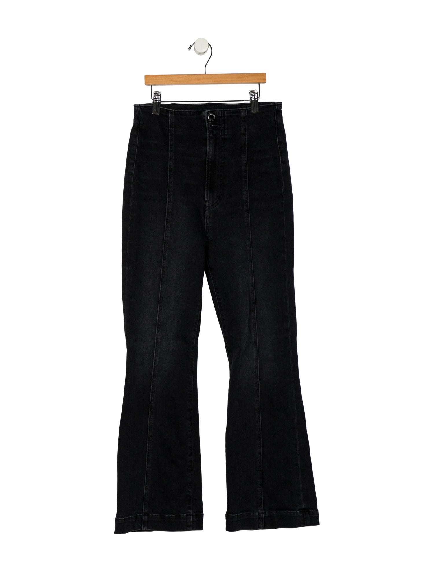 Veronica Beard High-Rise Wide Leg Jeans