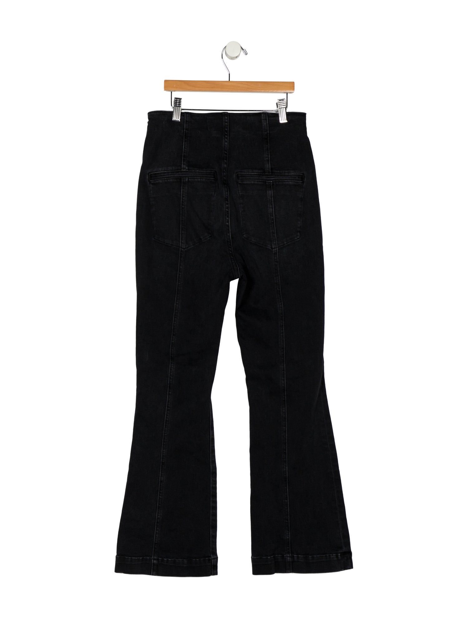 Veronica Beard High-Rise Wide Leg Jeans