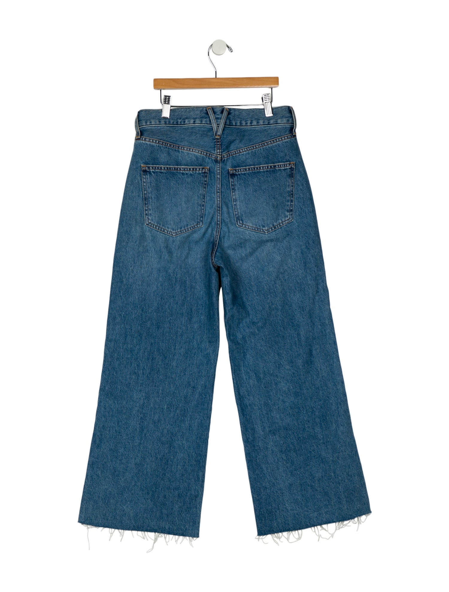 Veronica Beard High-Rise Wide Leg Jeans