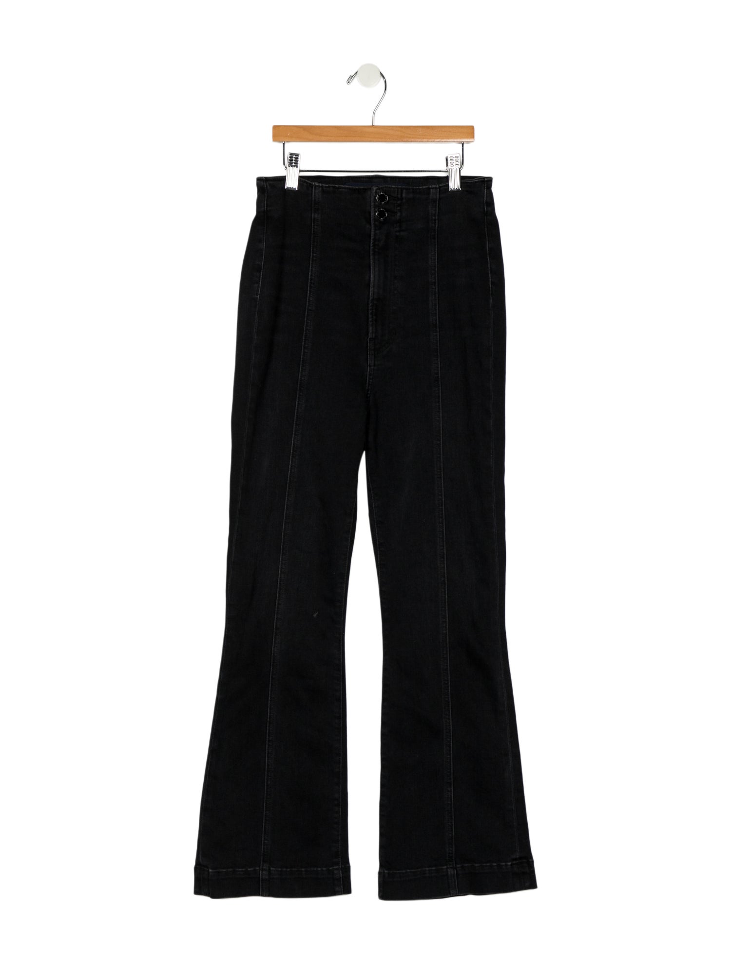 Veronica Beard High-Rise Wide Leg Jeans