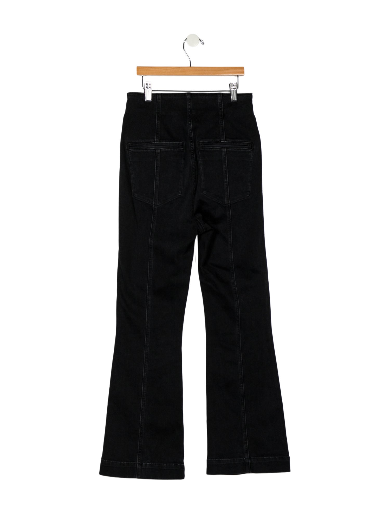 Veronica Beard High-Rise Wide Leg Jeans