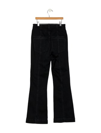 Veronica Beard High-Rise Wide Leg Jeans