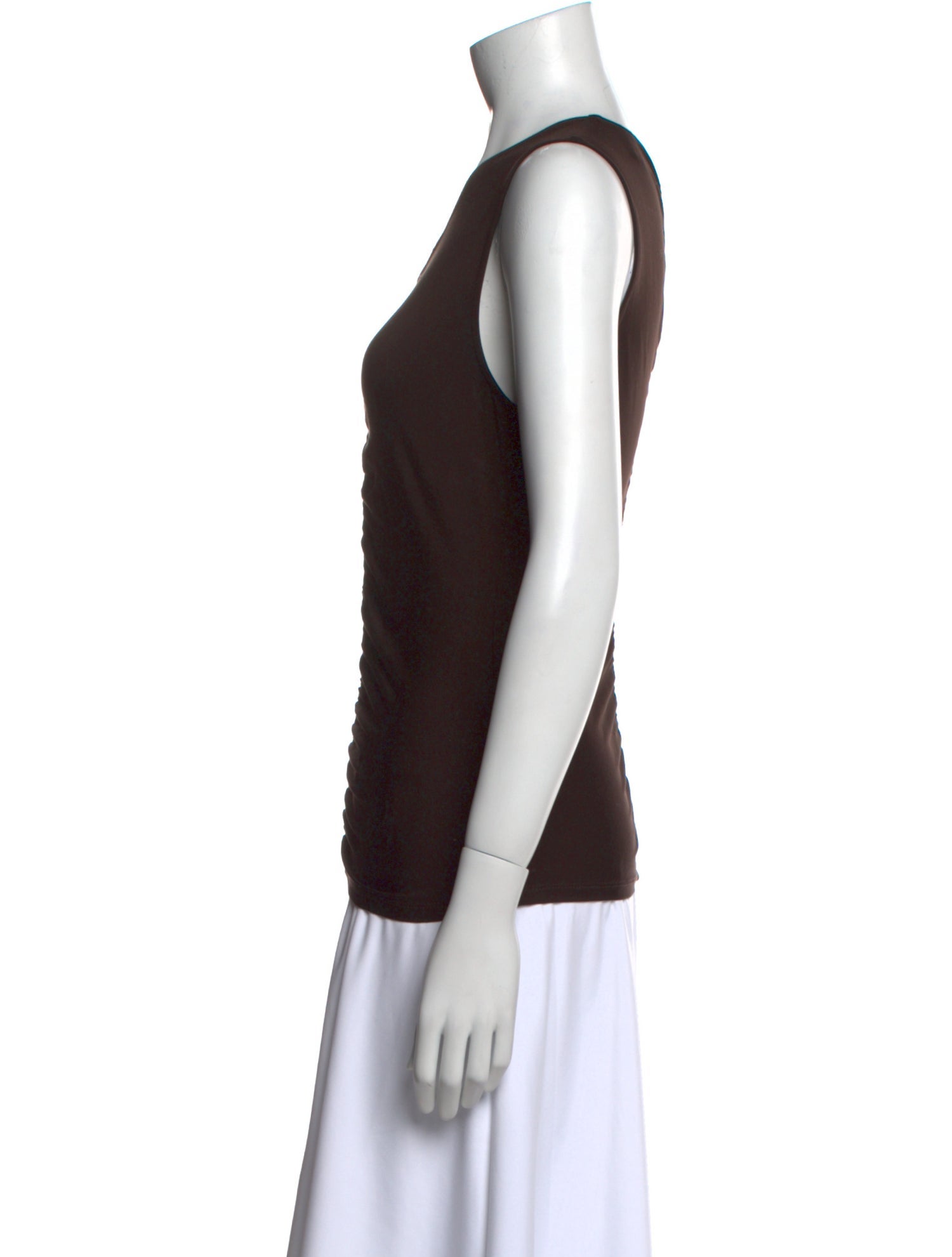 Veronica Beard V-Neck Sleeveless Top