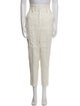 Veronica Beard Linen Straight Leg Pants