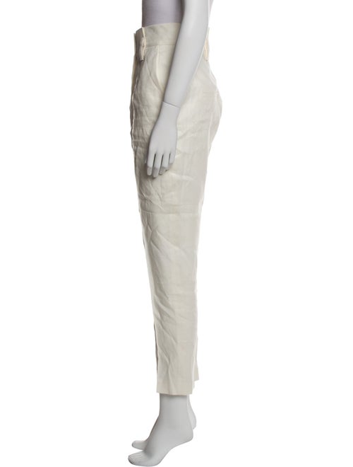 Veronica Beard Linen Straight Leg Pants