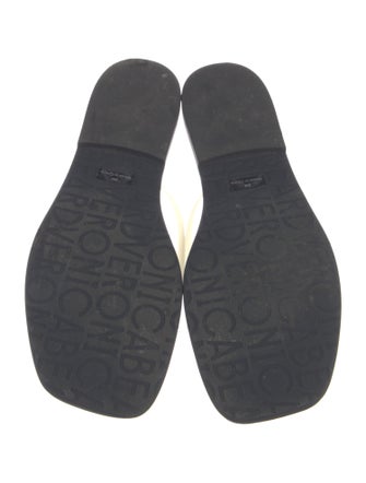 Veronica Beard Leather Flip Flops